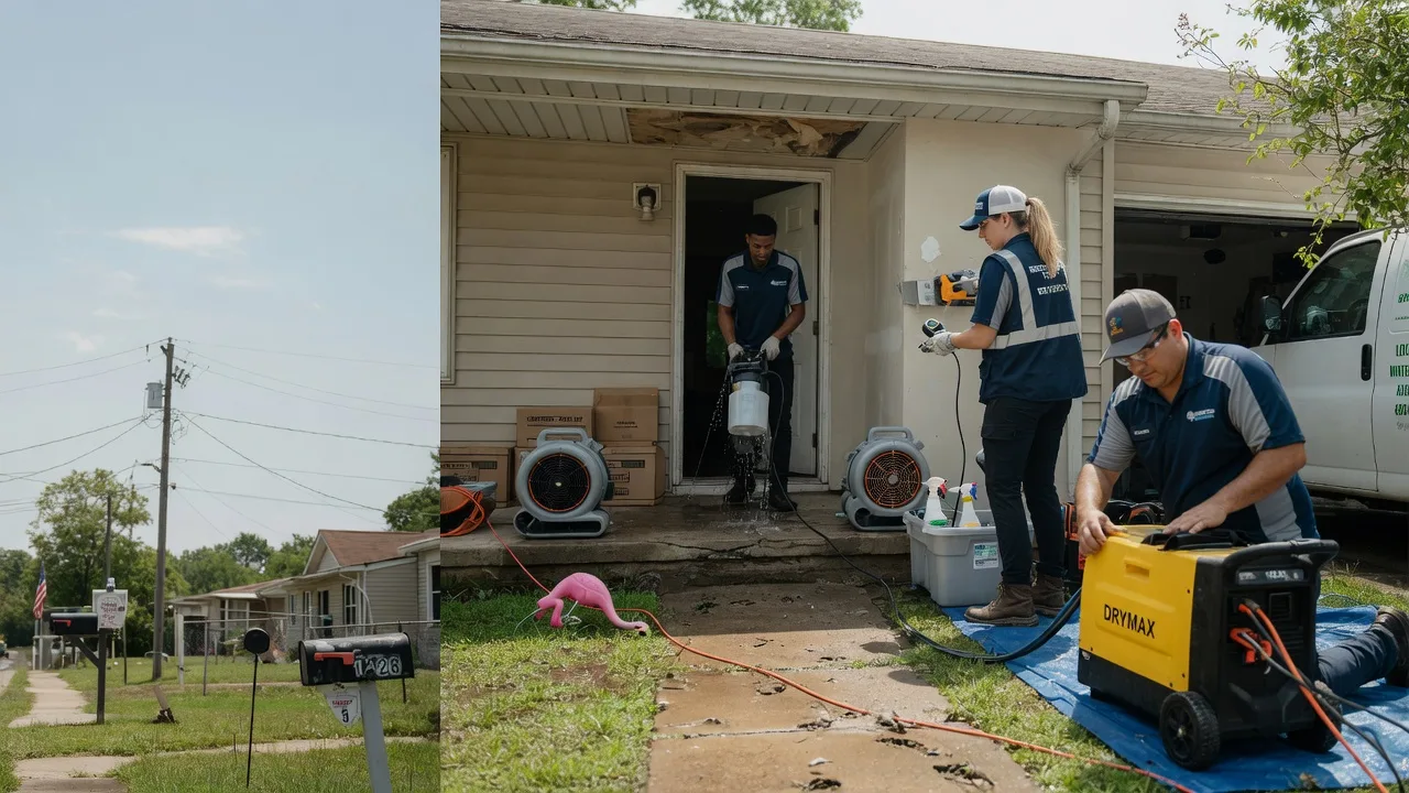Storm Damage Water Removal in Baton Rouge, LA near me